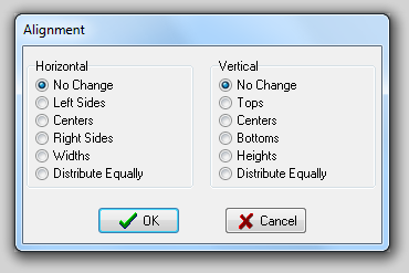 图4.29  Alignment Dialog (对齐对话框)